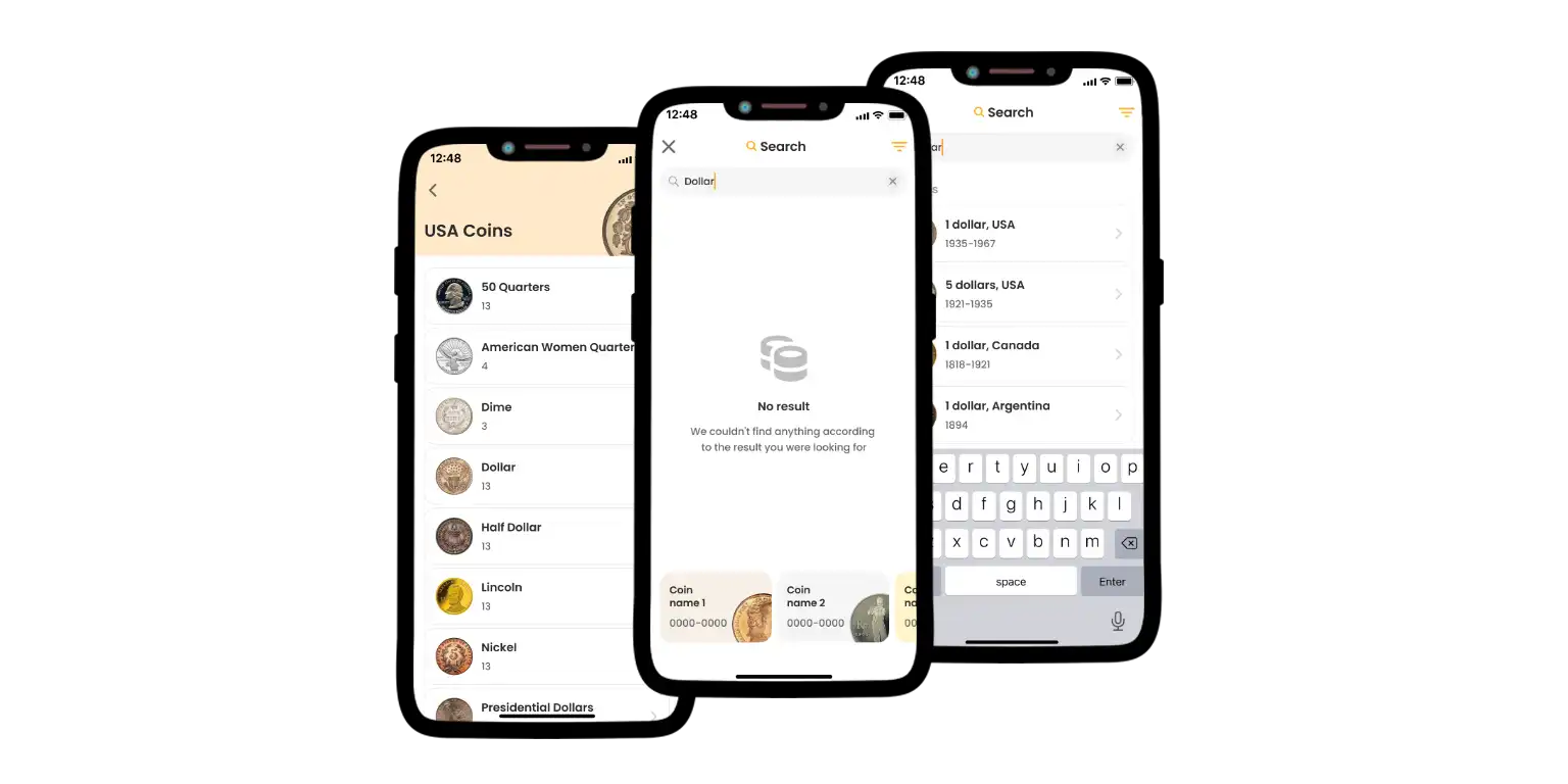 A part of the Coin ID Scanner app interface.